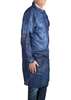 Bezoekersjas velcro blauw 50x1st. M-XXL