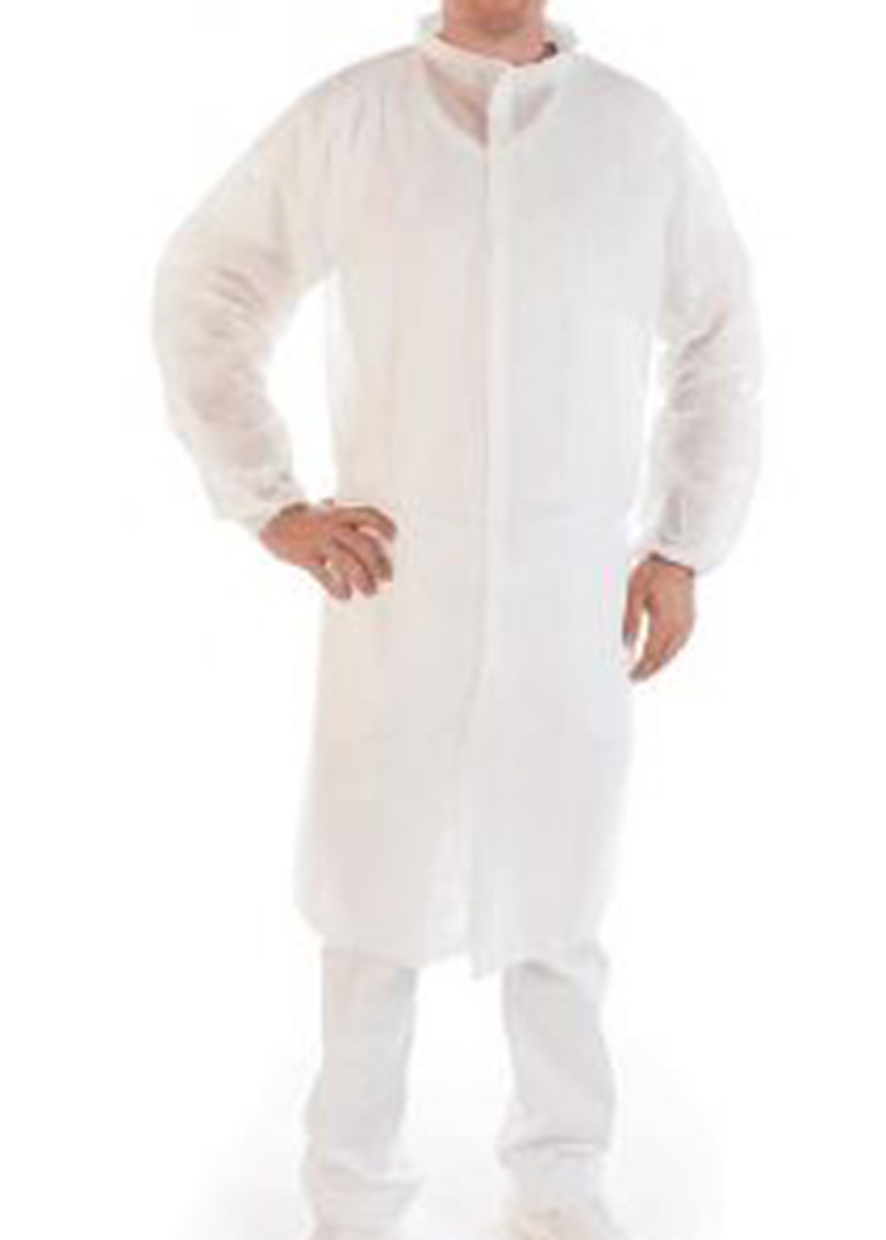 Veste visiteur blanc 5x10pc M-XXL