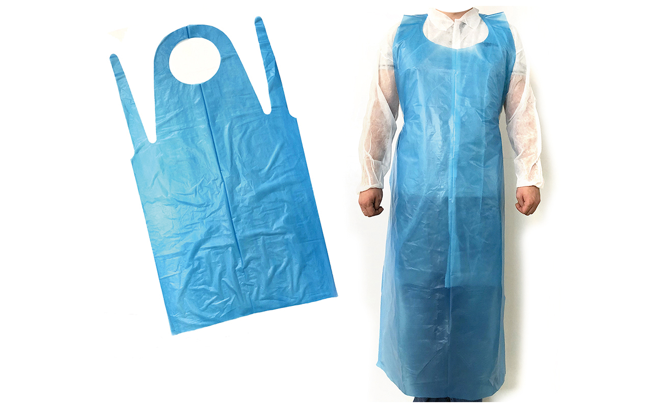 Voorschort op blok - embossed 140x75cm