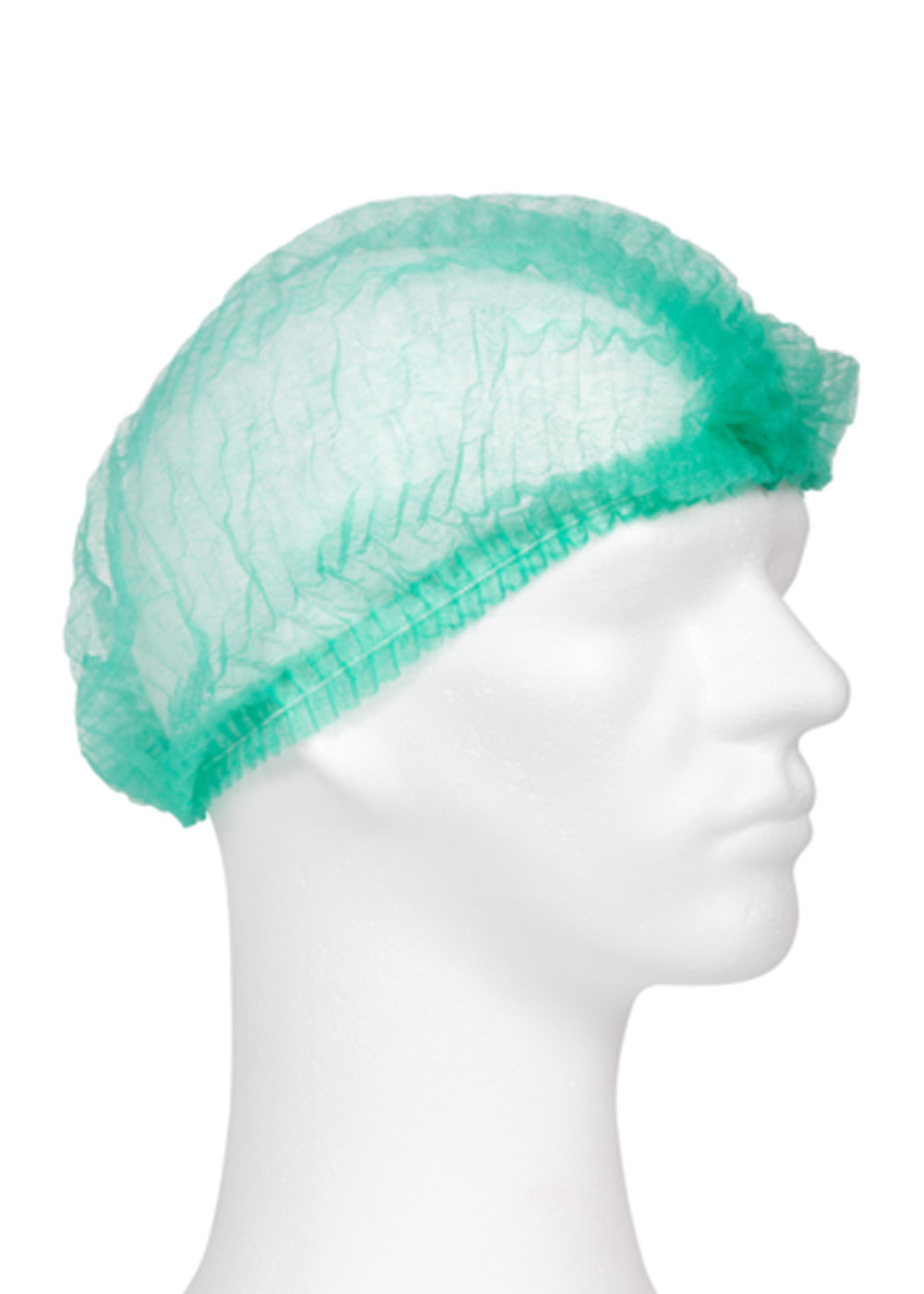 Haarnet groen XL wokkel dubbel elastiek