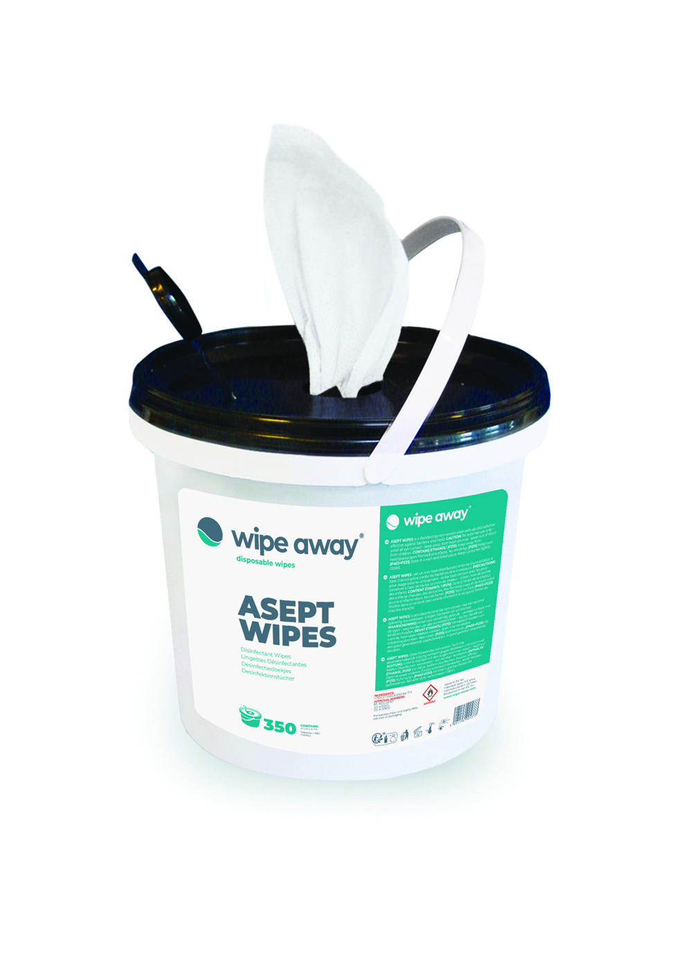 Lingette Asept blanche 27x14cm 6x350f