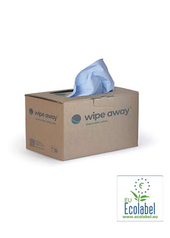 HANDTOWEL - Blue Wfold disp.box (cel.2p)