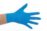 Handschoen latex 5,4gr - blauw - 10x100