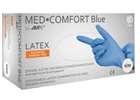 Handschoen latex 5,4gr - blauw - 10x100