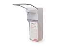 Distributeur de desinfectant pour coudes