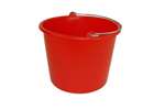 Seau de construction 12L rouge