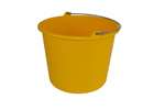 Bouwemmer rond 12L geel