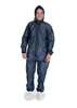 Overall met rits en kap blauw - 50st