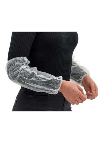 Mouwovertrek 40x20cm - wit - 20x100st