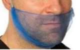 Masque barbe micro-maille - bleu -300pcs