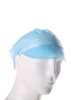 Haarnet met pet en klep - blauw