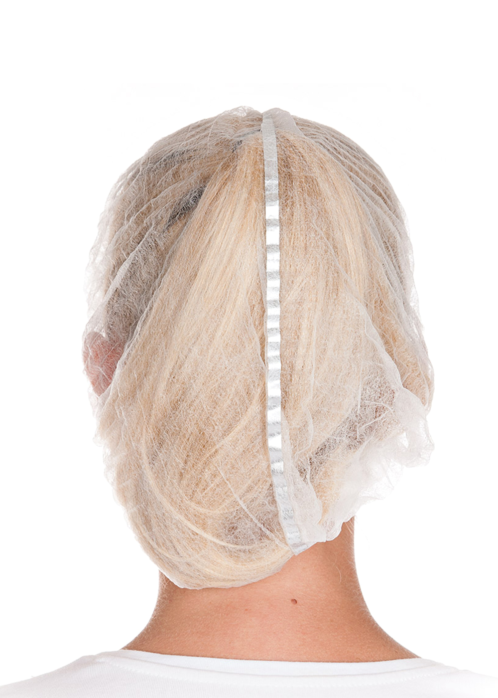 Haarnet wokkel metaalstrip - roze - 250