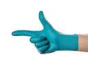 Handschoen nitril - groen - 10x100st