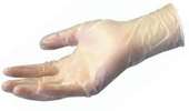 CLEANLINE gants jetables vinyl blanc 4,5