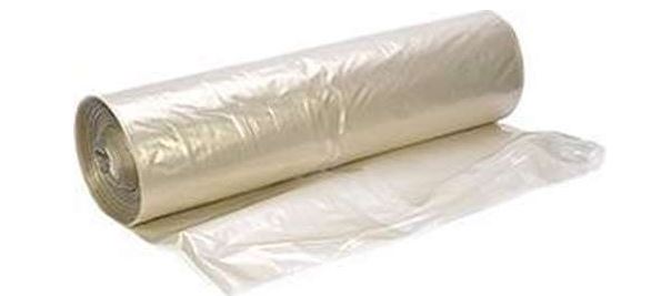 Vuilniszak HDPE - 70L - 20mu - transp.