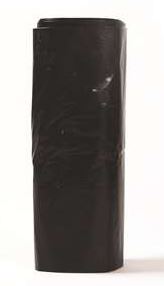 Sac poubelle HDPE - 40L - 15mu - noir
