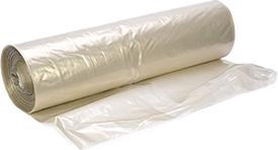 Sac poubelles LDPE - 60mu - transparent