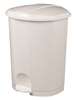 Poubelle a pedale blanc 50L