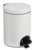 Poubelle pédale seau intérieur 5L blanc