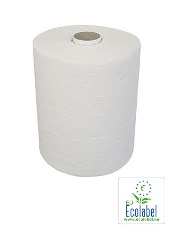 Handdoekrol wit cellulose 135m
