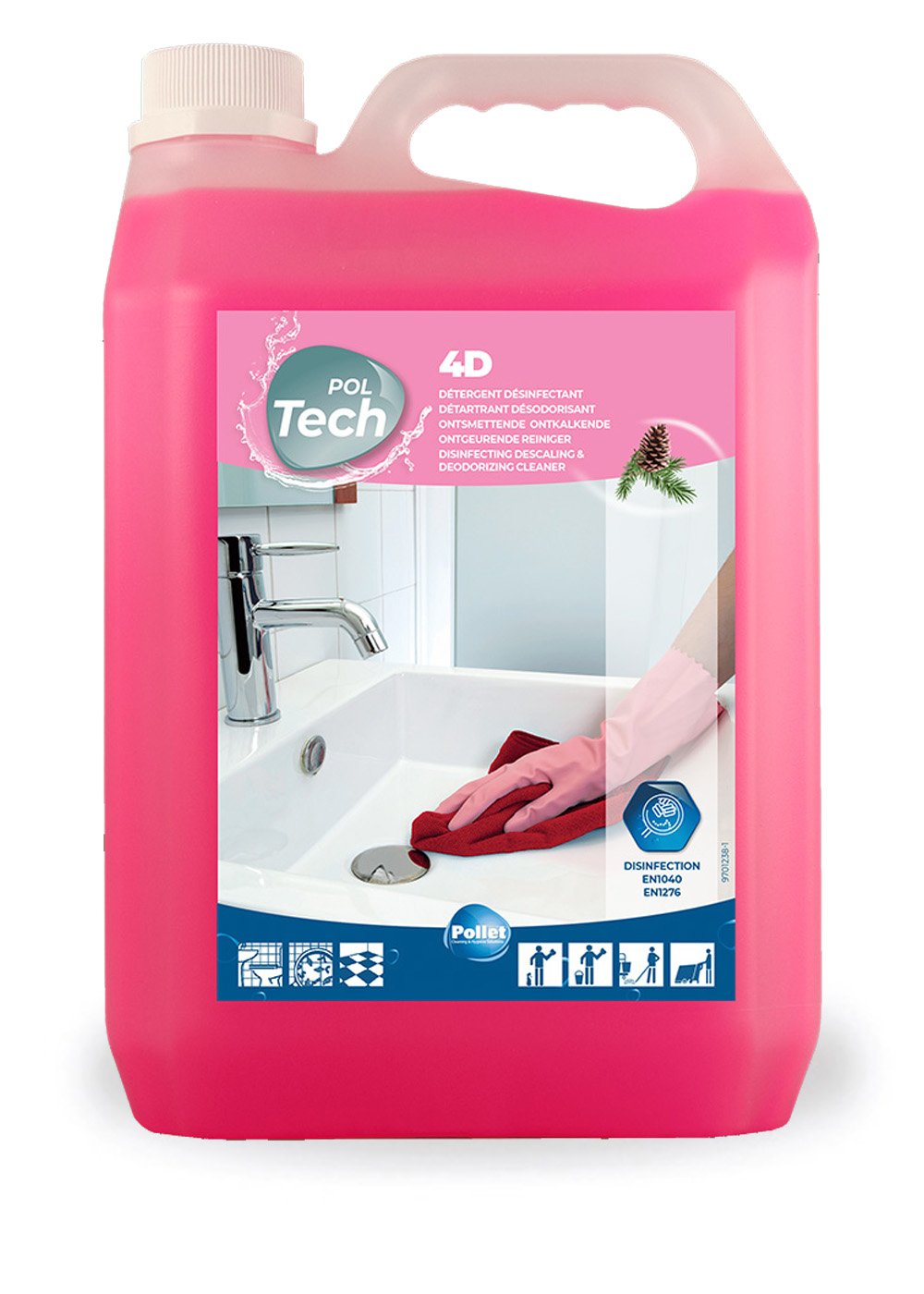 POLTECH 4D nettoyant détartrant