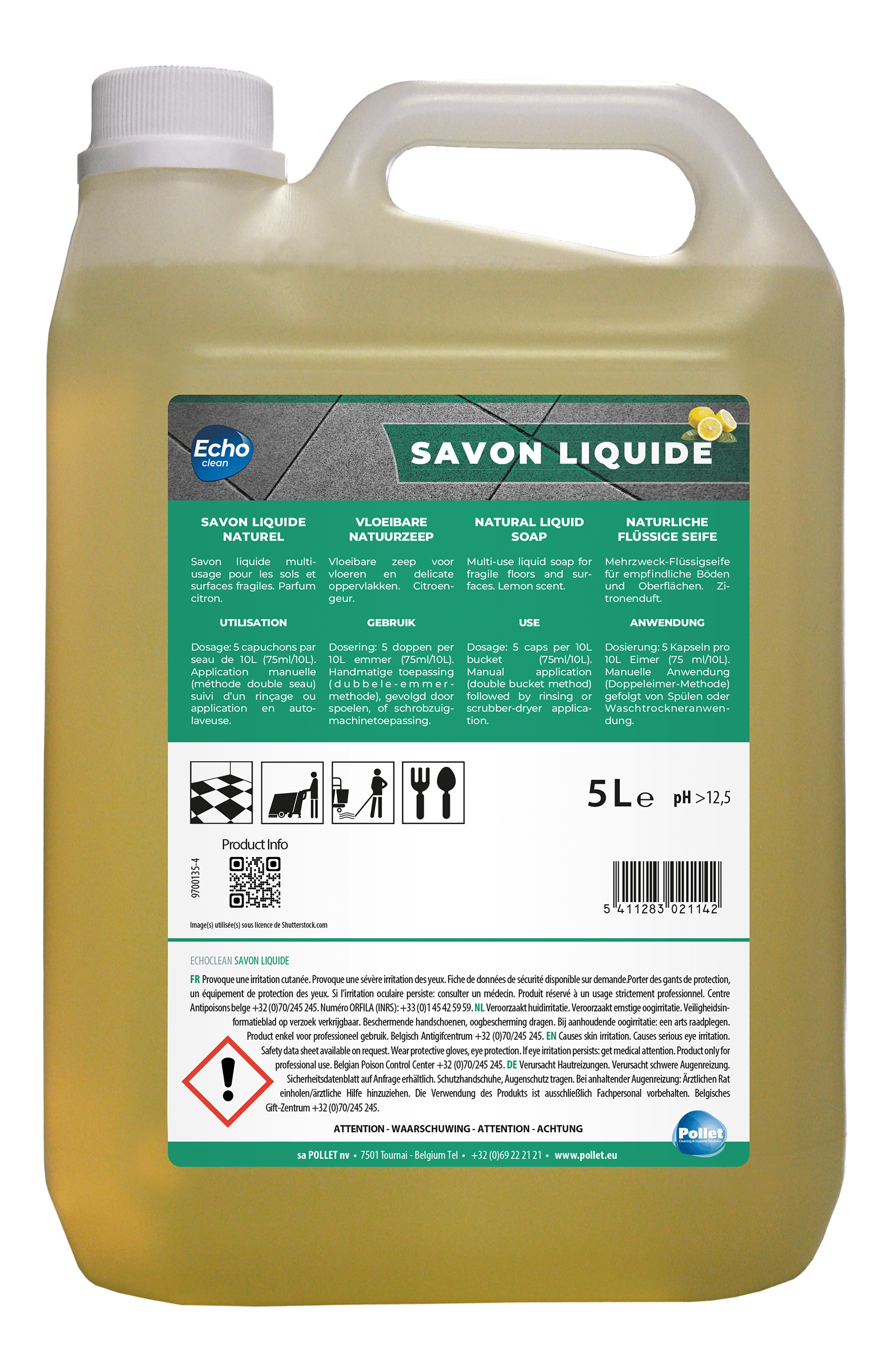 ECHOCLEAN universele vloeibare zeep