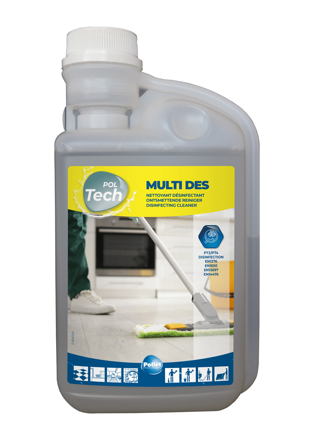 POLTECH Oplosbare ontsmettende reiniger