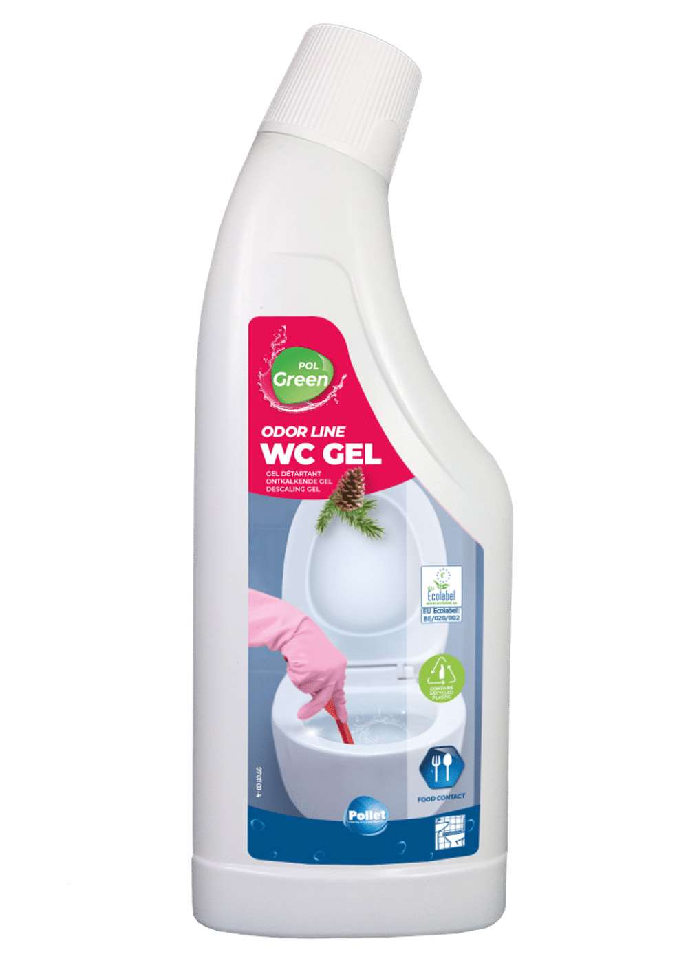 POLGREEN odorline wc gel Toiletreinigers