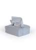 SOFTEXTRA Grey Z-fold 38x30cm- 10x44sh