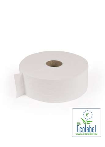 Toiletpapier 2-laags wit, maxi jumbo