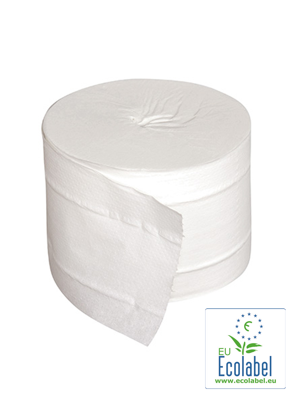 Toiletpapier 2-laags zonder koker