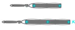TTS hoek frame groen 270