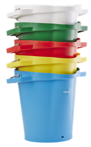 Seau VIKAN en polypropylène/rvs 20L