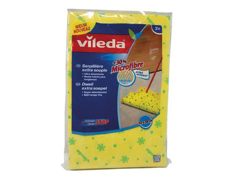 VILEDA dweil microvezel geel